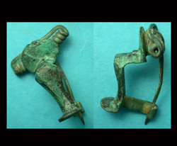 Brooch, Knee, Semicircular Headed type, ca. 2nd Cent. AD